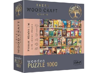 Trefl Puzzle Wood Craft: Útikönyvek – 1000 darabos puzzle fából