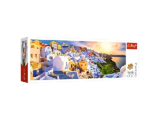 Trefl: Santorini, Görögország - 1000 darabos panoráma puzzle