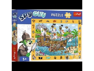 Trefl: Spy Guy Kalózhajó nyomozós képkereső puzzle - 100 darabos