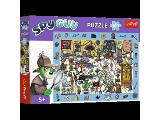 Trefl: Spy Guy Múzeum nyomozós képkereső puzzle - 100 darabos