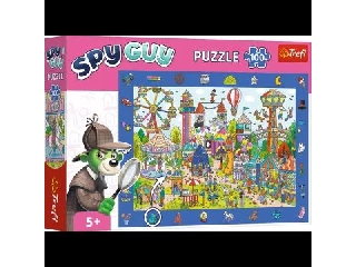 Trefl: Spy Guy Vidámpark nyomozós képkereső puzzle - 100 darabos