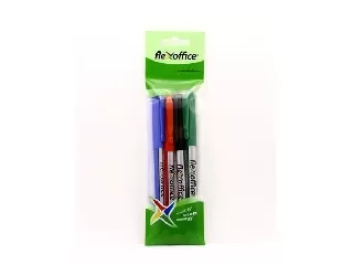 Tűfilc készlet, 0,3 mm, FLEXOFFICE