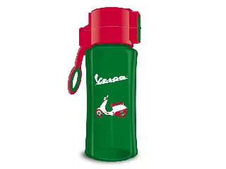 Vespa kulacs-450 ml - zöld-piros