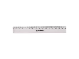 Vonalzó, műanyag, 16 cm, DONAU