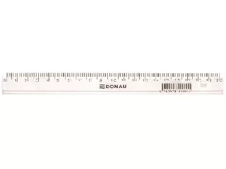 Vonalzó, műanyag, 20 cm, DONAU