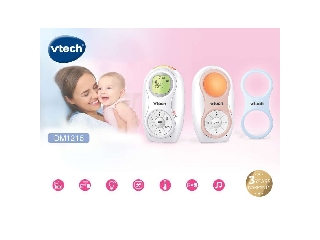 Vtech bébiõr audio dupla akkumulátorral, éjjeli fénnyel, altatódallal DM1215