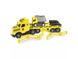 Wader: Magic Truck Technic kamion kukásautóval - 79 cm