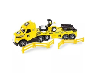 Wader: Magic Truck Technic kamion úthengerrel - 79 cm