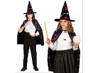 WIZARD (cape, hat) - 70 cm