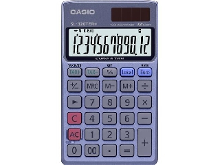 Zsebszámológép, 12 számjegy, CASIO 