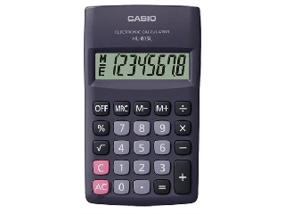 Zsebszámológép, 8 számjegy, CASIO 