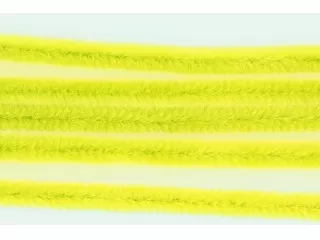 Zsenília drót 30 cm 50 db/csomag - neonsárga