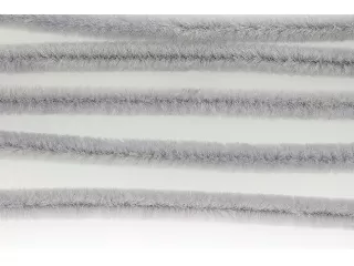 Zsenília drót 30 cm 50 db/csomag - szürke