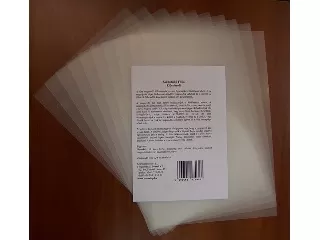 Zsugorka fólia előcsiszolt A/4 átlászó